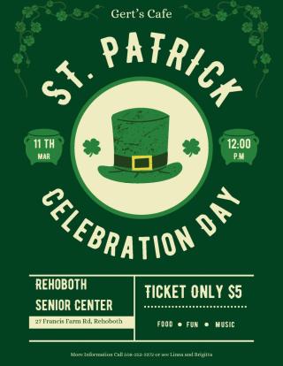 St.Patrick's Day Lunch March 11th at 12pm