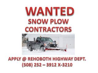 Snow Plow Contractor