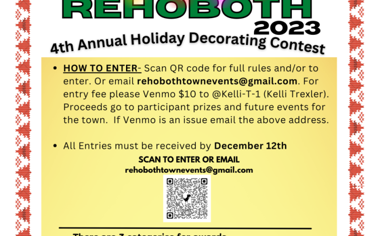 2023 Light Up Rehoboth contest