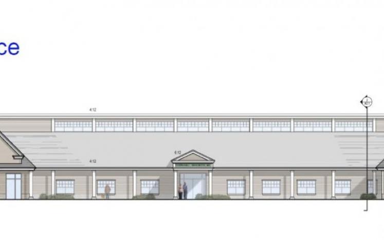 Proposed conceptual town hall design (November 2019)
