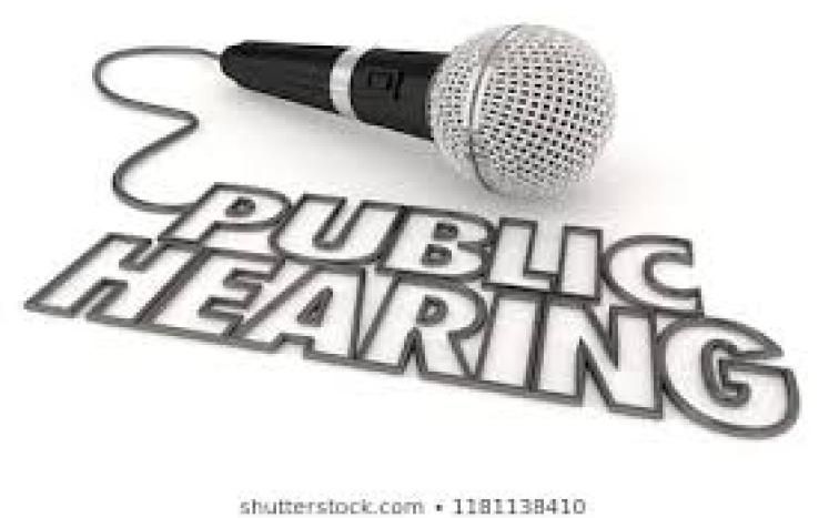 Public Hearing Announcement
